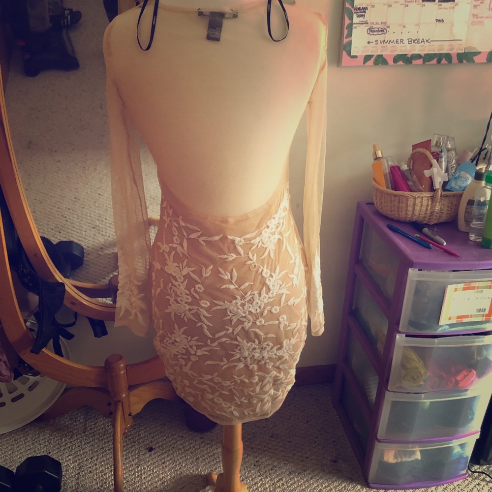 Sheer bodycon dress